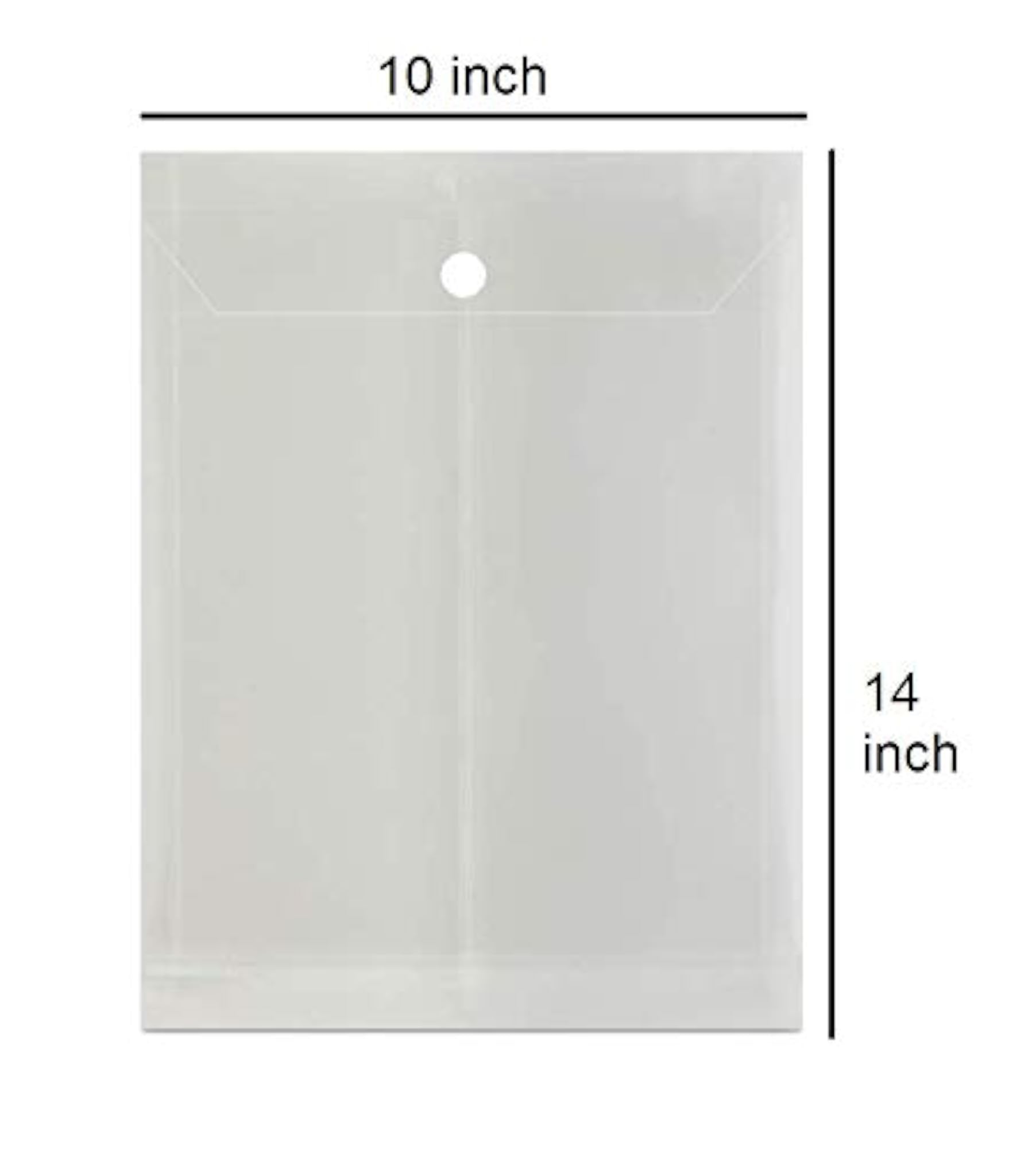 12 Pack A4/Legal Document File Bag